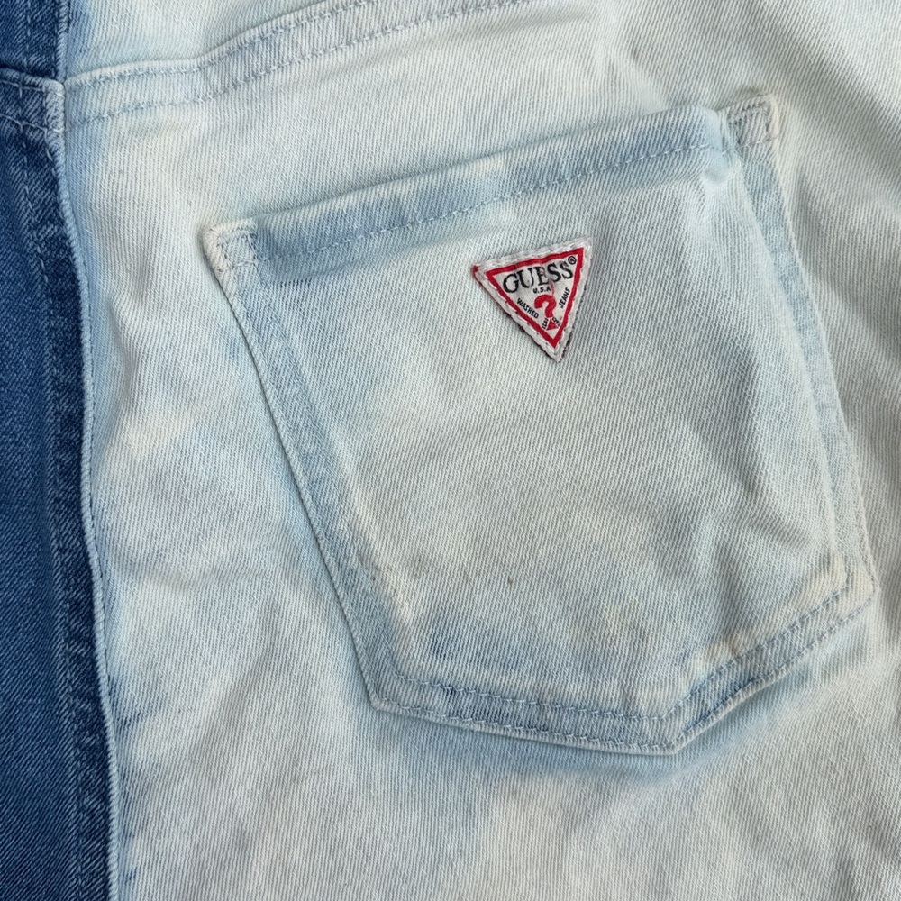 Guess jeans Two-Tone Denim Women Shorts size 28 - Picture 3 of 6